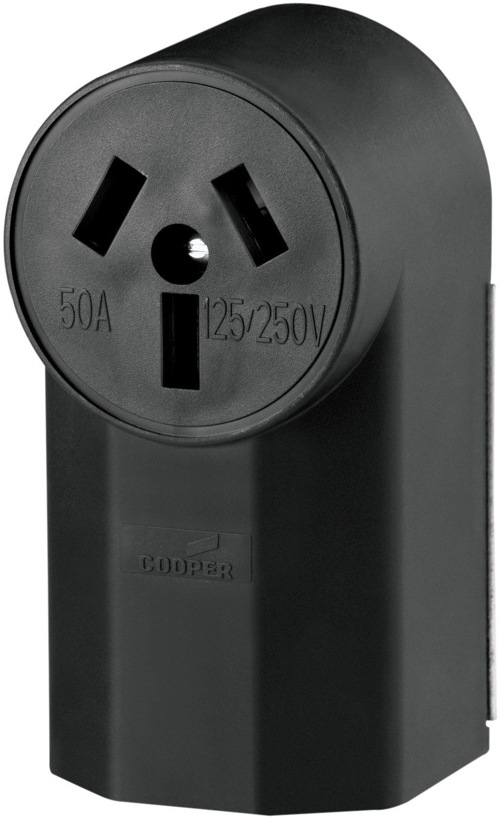 Eaton WD112 50-Amp 125-Volts 2-Pole 3-Wire Surface Mount One Size, Black