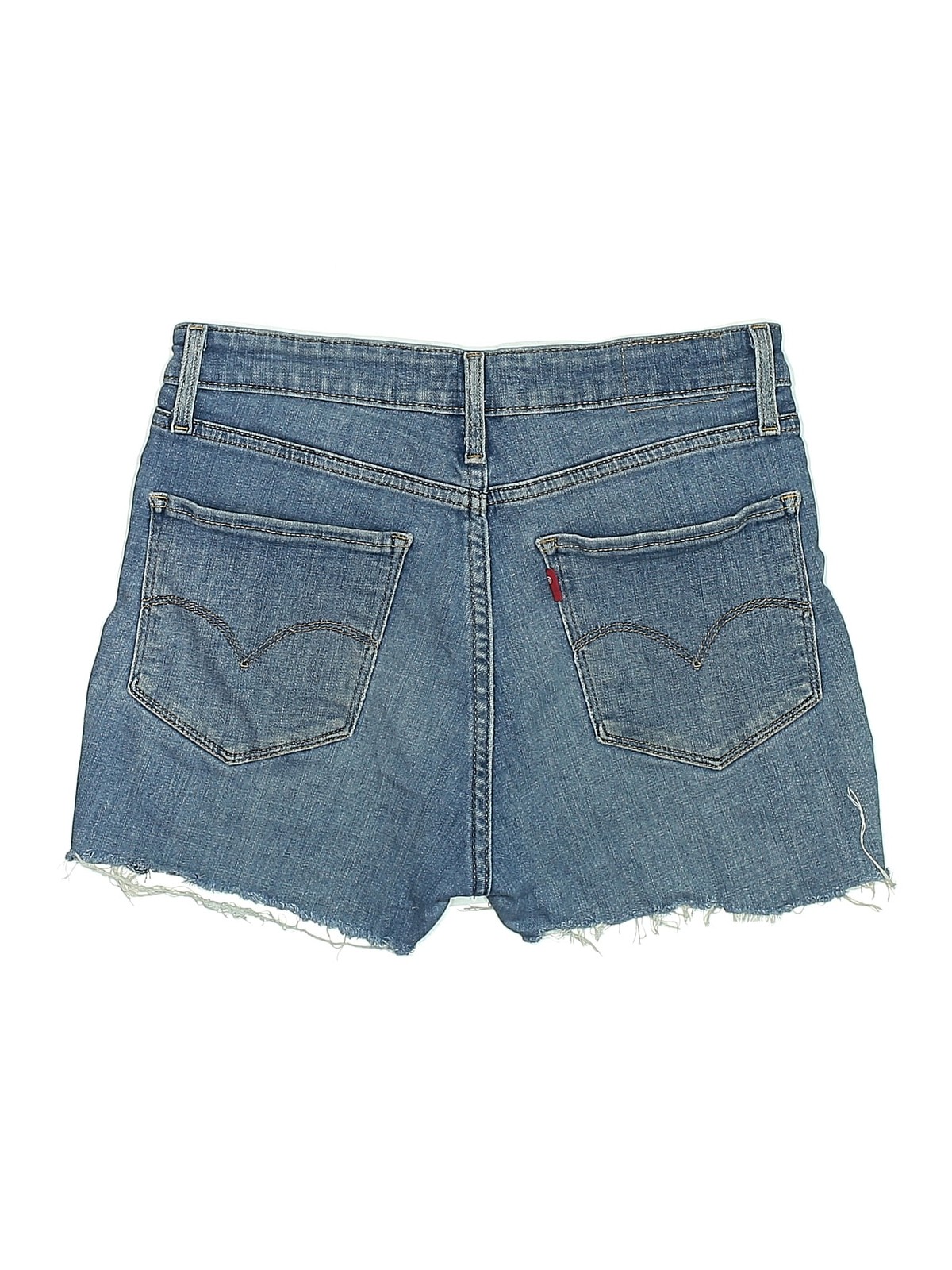 Levi's Women Blue Denim Shorts 29W thumbnail 2