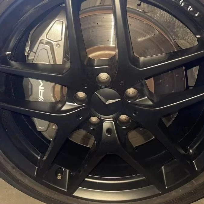 4pcs Fit Mercedes/Benz Wheel Center Caps Emblem Logo Black Rim Hub Cover Badge - Изображение 2 из 4