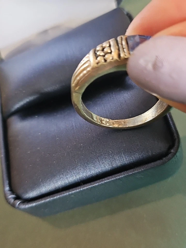  Синий топаз серебро? Кольцо размер 9 - Изображение 3 из 4