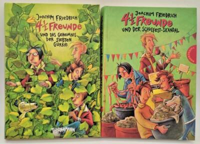   Konvolut: 2x Joachim Friedrich ''4 ½ Freunde''  Jugendkrimis #6+11 - Thienemann