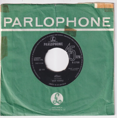 DEEP PURPLE * Hush! * MOD FREAKBEAT PSYCH * 1968 UK 45 * Listen!