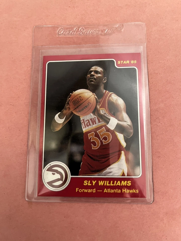 1984-85 Star #87 Atlanta Hawks Sly Williams NRMT MINT CONDITION. - Image 3 of 4