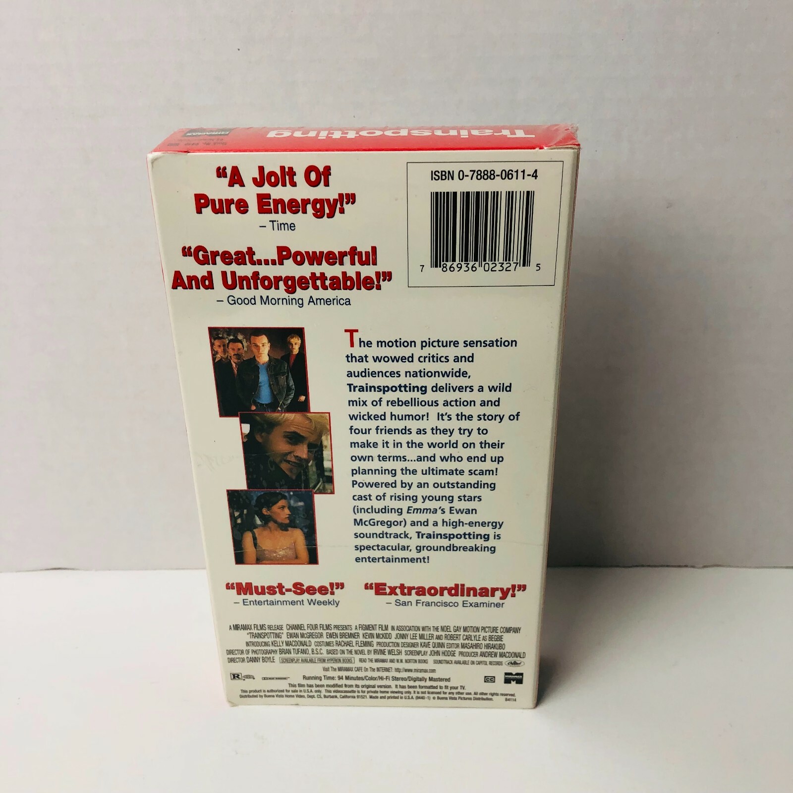 Trainspotting VHS Ewan Mcgregor Ewen Bremner New Sealed 786936023275 eBay