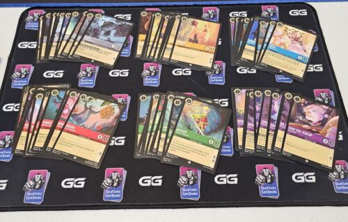 Disney Lorcana Floodborn Lot Of 72 Common Non Foils in Near Mint Condition - Picture 1 of 7