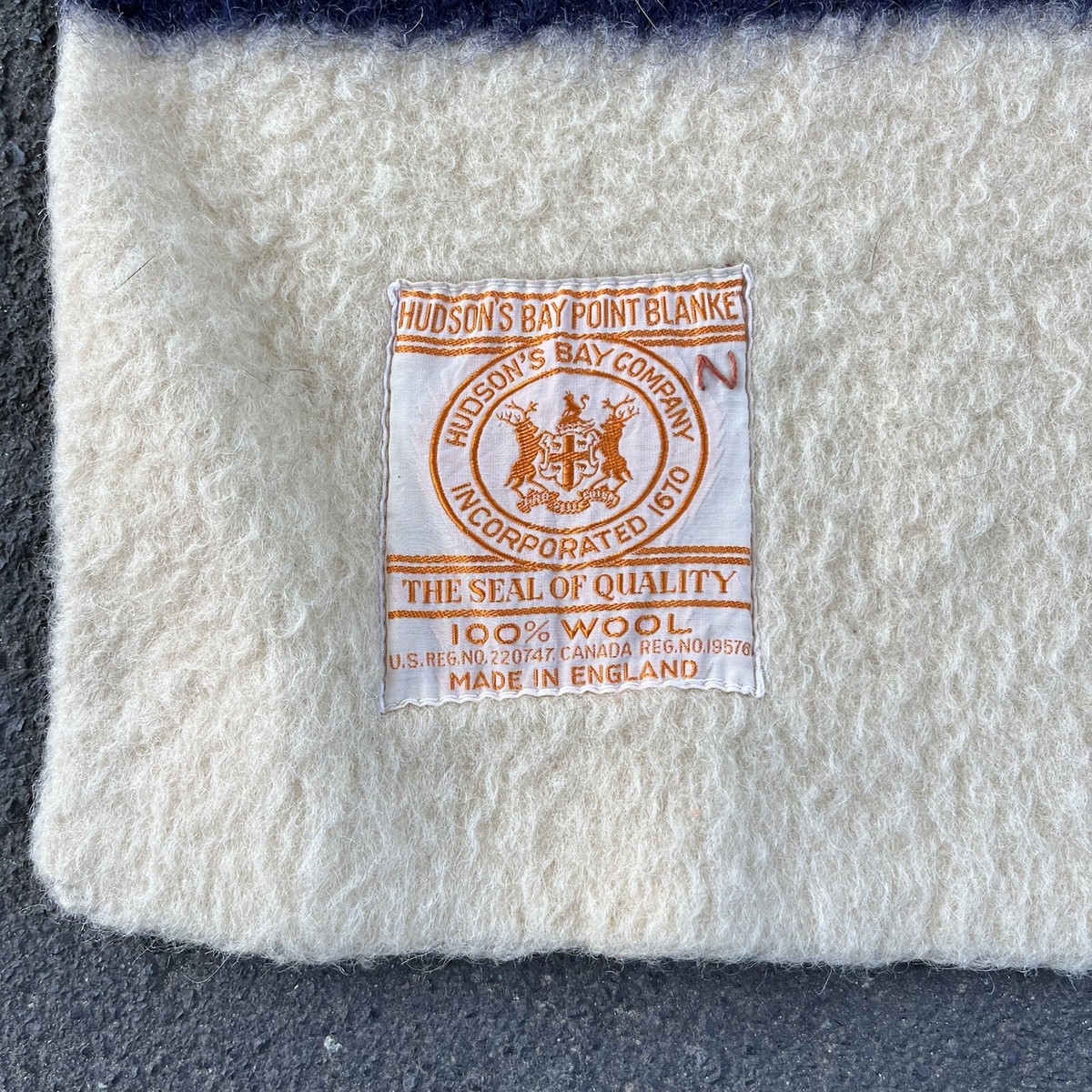 Vintage Hudson Bay Point Blanket England Made 75”x60 | eBay