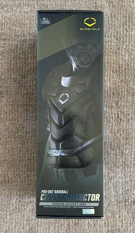 Evoshield ProSRZ Baseball Catcher's Chest Protector Intermediate Charcoal eBay