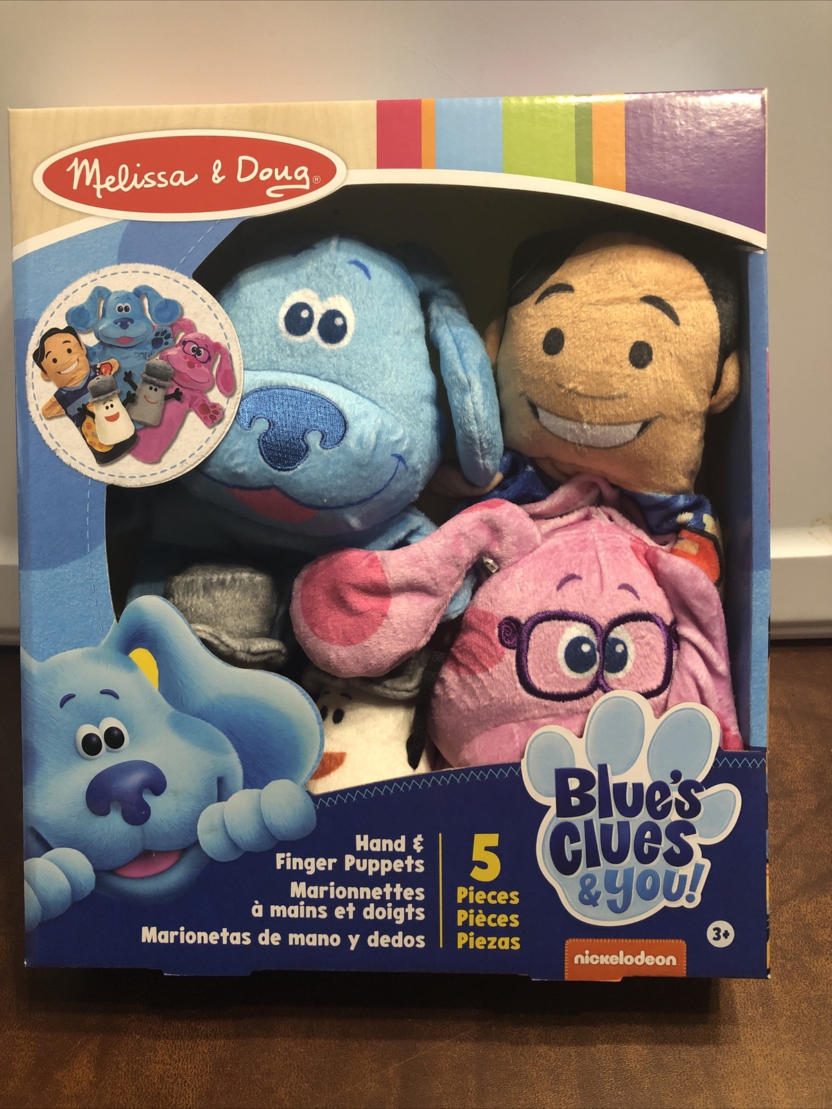 Melissa and Doug 5 Piece Blue's Clues and You! Hand and Finger