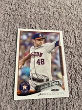 2014 Topps Series 1 Houston Astros Baseball Card #89 Jarred Cosart Future Stats
