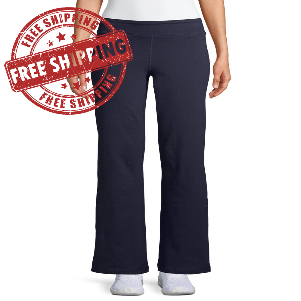 Athletic Works Women's Dri More Core Leisure Bootcut Yoga Workout Pants |  eBay