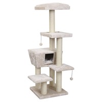 Europet Bernina Kratzbaum Trend North Dakota Creme 48X48X141 Cm KatzenmöBel