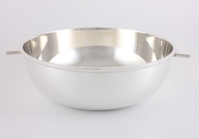 Vintage Christofle Silver Plated Two Handled Fruit Bowl. Art Deco