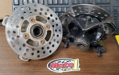 Used OEM Yamaha 03-06 YFS 200 Blaster - Front Wheel Hubs - 3GD-25111-01 - UB10