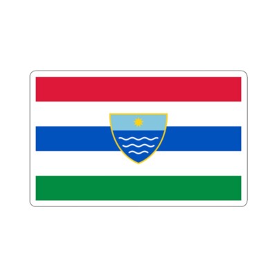 Flag of Herzegovina Neretva Canton - STICKER Vinyl Kiss-Cut Decal