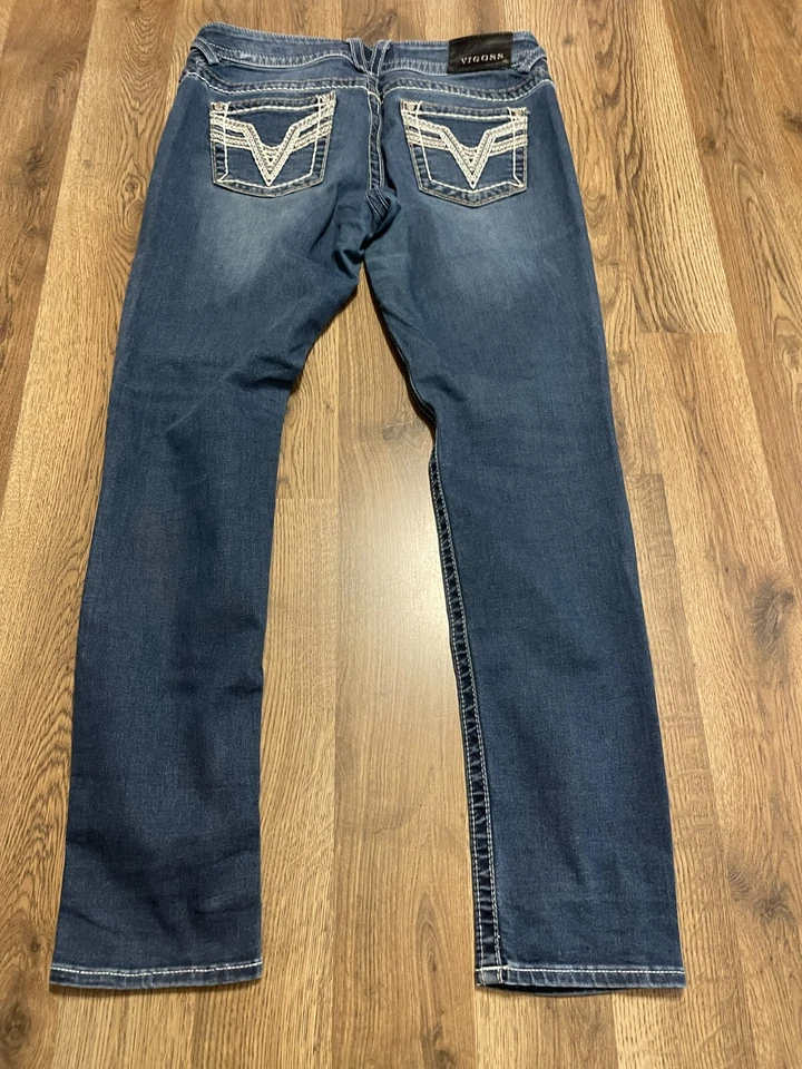 VIGOSS Jeans, Women's Size 9/10, Blue, Denim, The Chelsea Skinny - Image 2 of 4