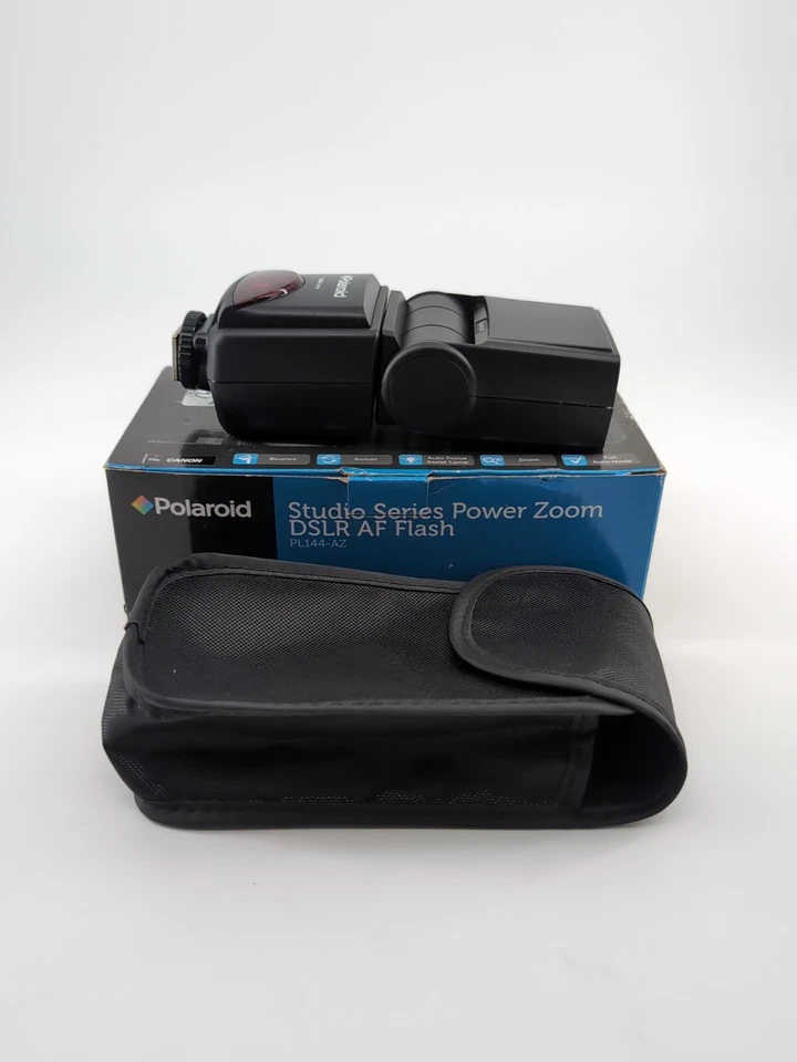 Polaroid PL144-AZ Studio Series Power Zoom DSLR AF Flash For CANNON - Image 2 of 4