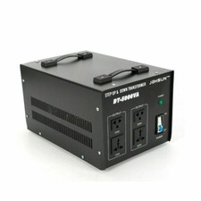 Heavy Duty 5000W/10000W Voltage Transformer Step Up/Down 110V to 220V Converter