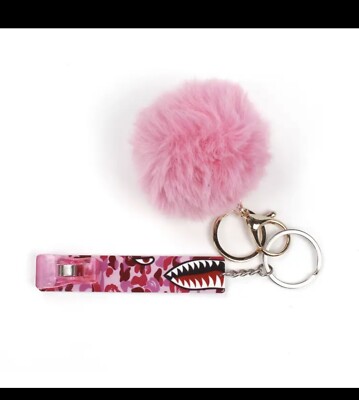 Trendy keychain credit card grabber For Long Nails