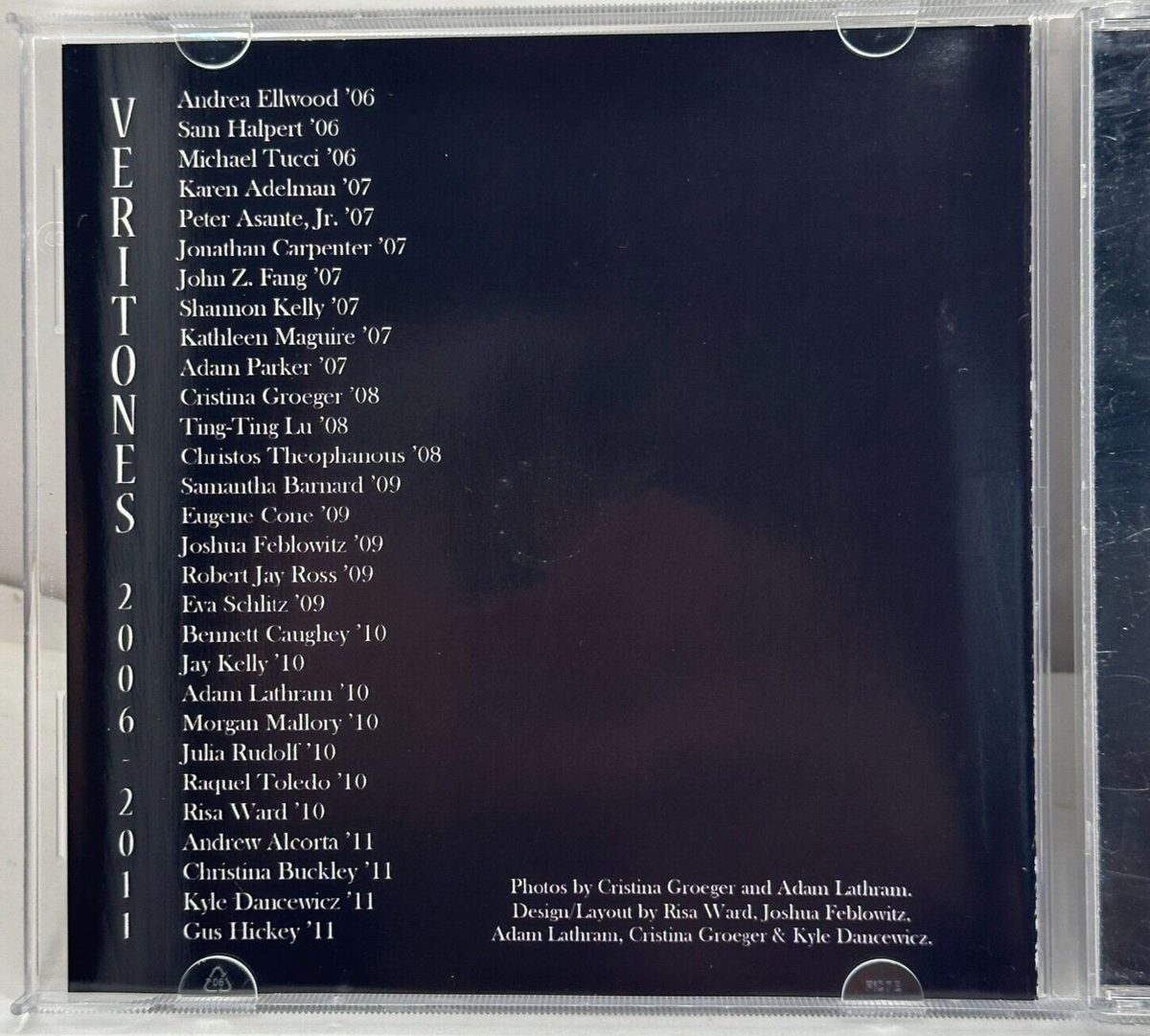 THE HARVARD RADCLİFFE VERİSTANCE FEATURING THE VERITONES OF 2006