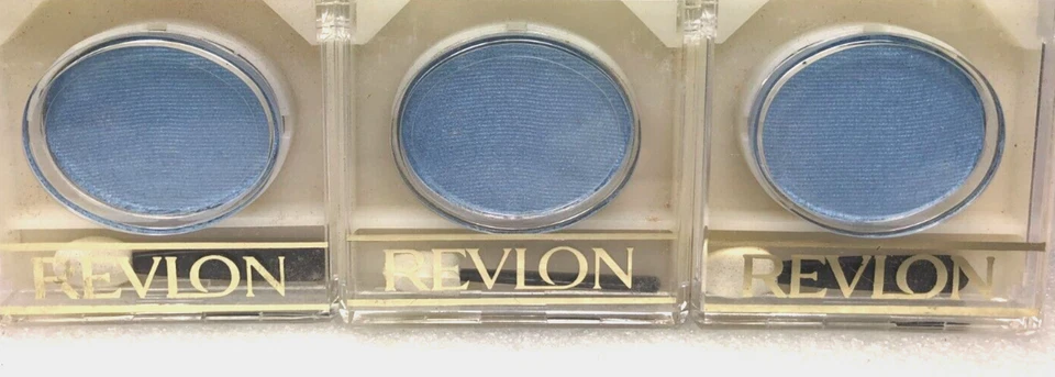 (3) REVLON Custom Eyes Eye Shadow- CHINA BLUE FROST *VINTAGE ORIGINAL SOLD AS-IS - Image 2 of 4