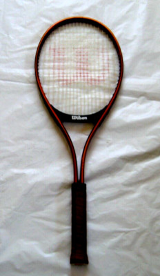 Wilson Ace Midsize Aluminum 27 inch Tennis Racket Bronze Black 4 1/2 Grip