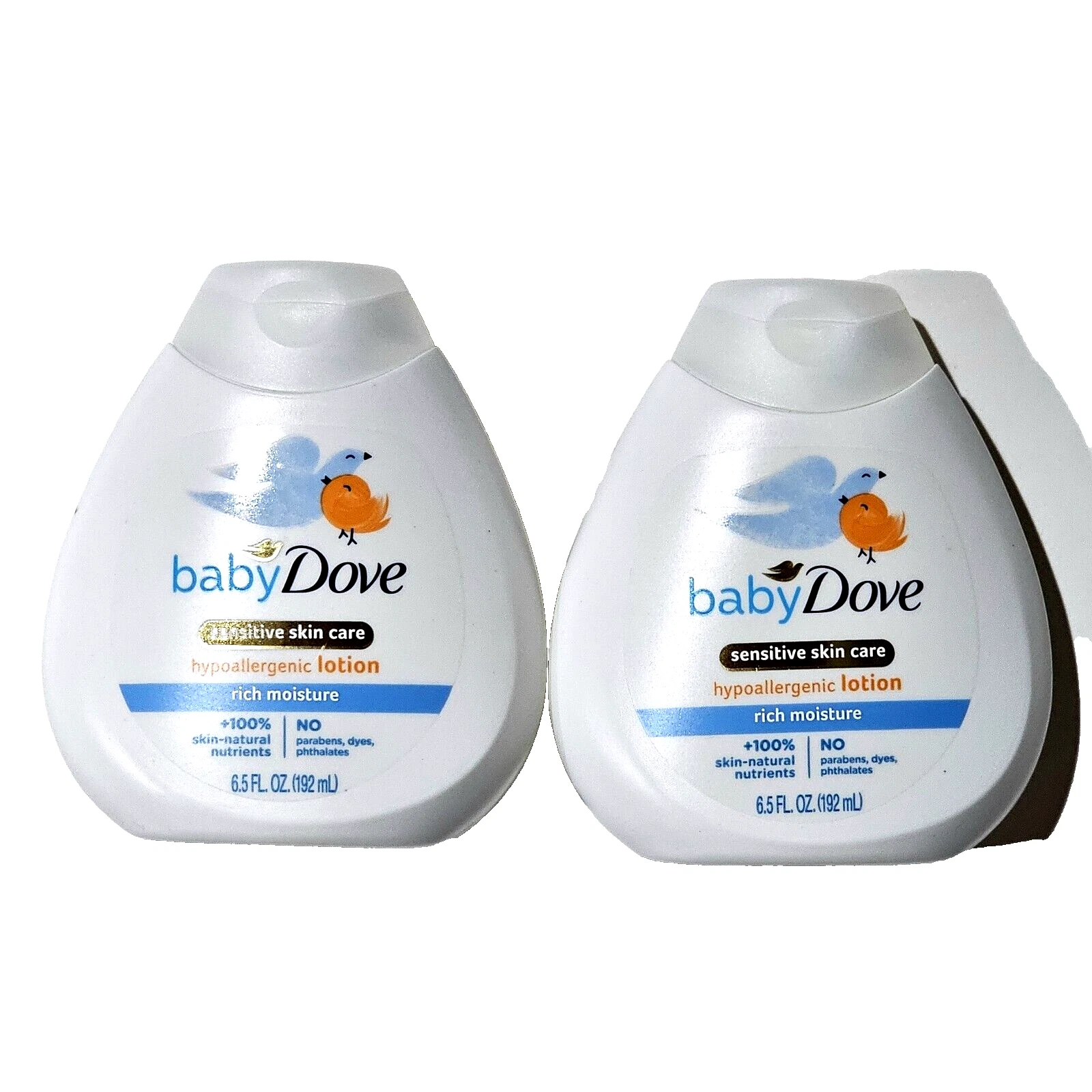 2 Pack Baby Dove Sensitive Skin Care Hypoallergenic Lotion Rich Moisture 6.5oz
Opens in a new window