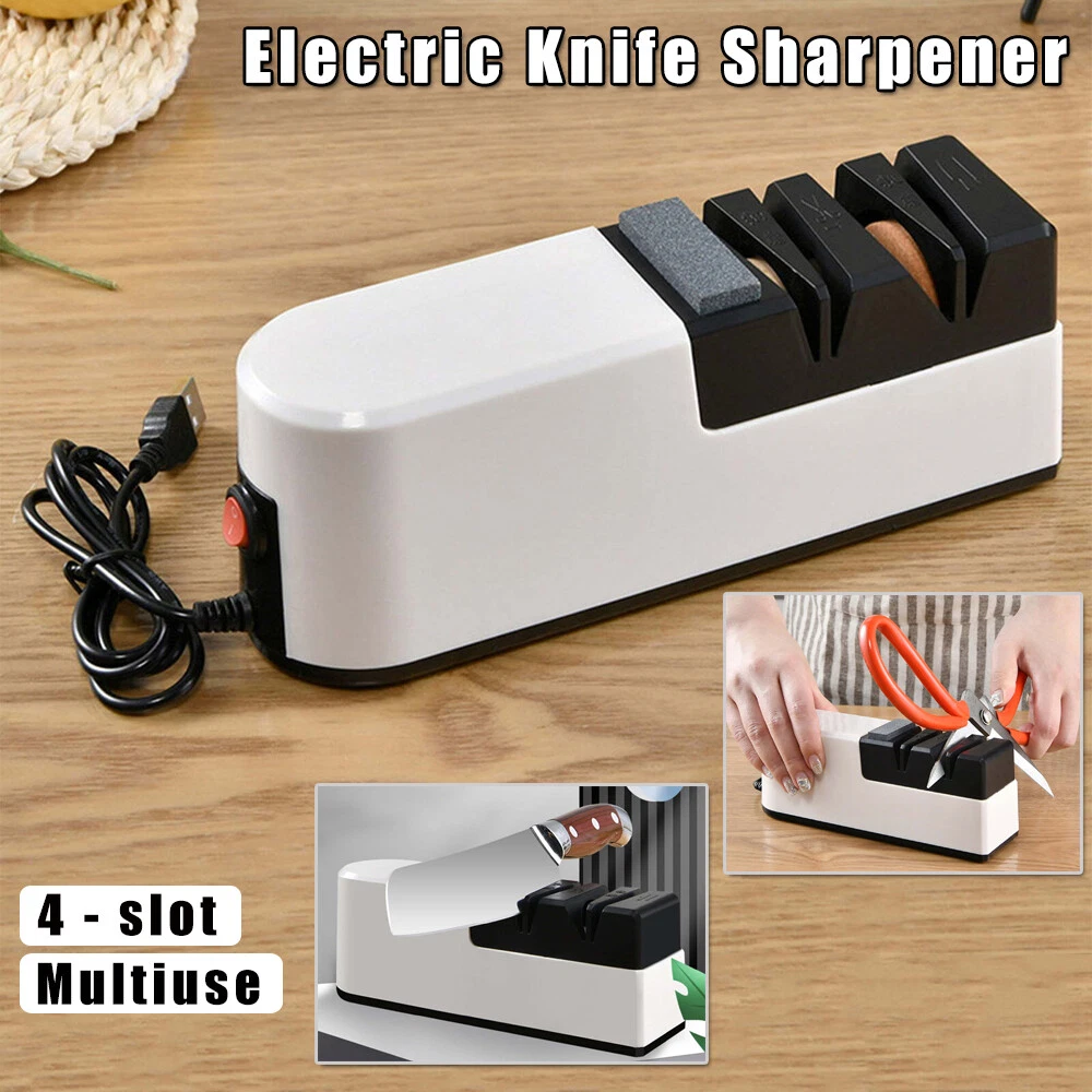 Electric Knife Sharpener Professional Kitchen Sharpening Stone Grinder knives
Opens in a new window 