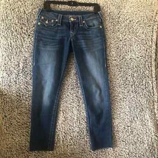 True Religion women's Johnny Super T Jeans Size 28!RN112790 CA 30427 USA Made