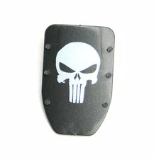 Skull APOC Riot Shield compatible w/ toy brick minifigures