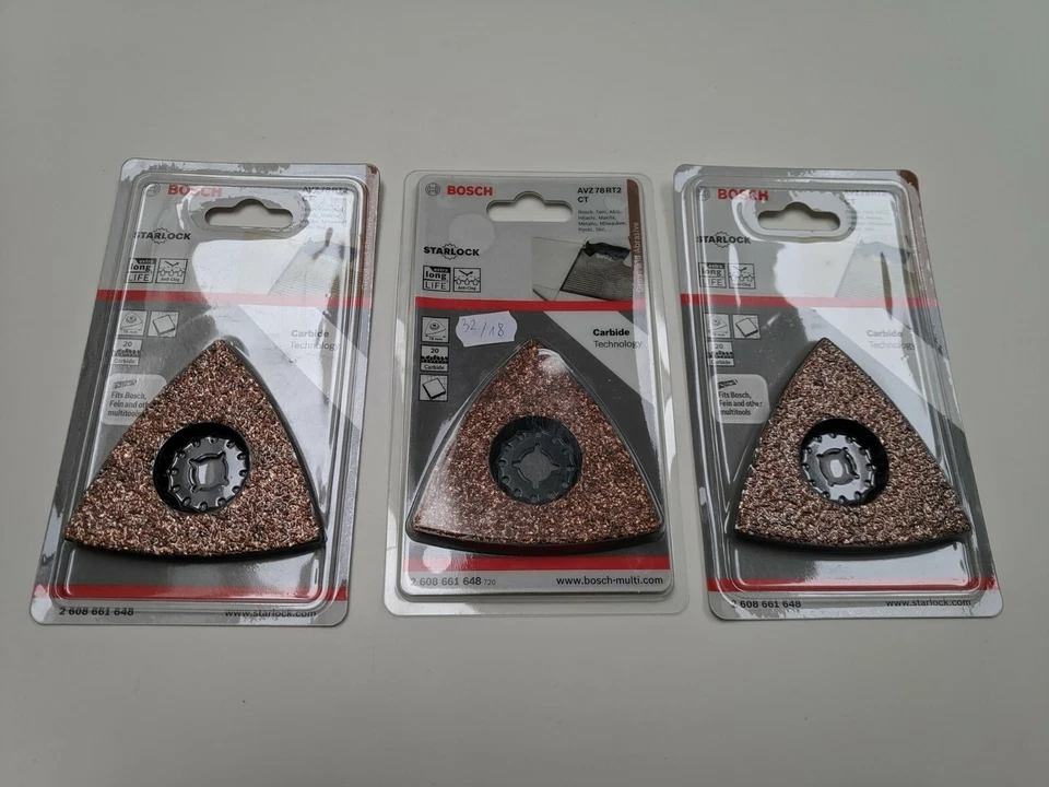 3 units of genuine Bosch ( AVZ 78 RT2 CT (abrasive) Starlock - Bild 2 von 4