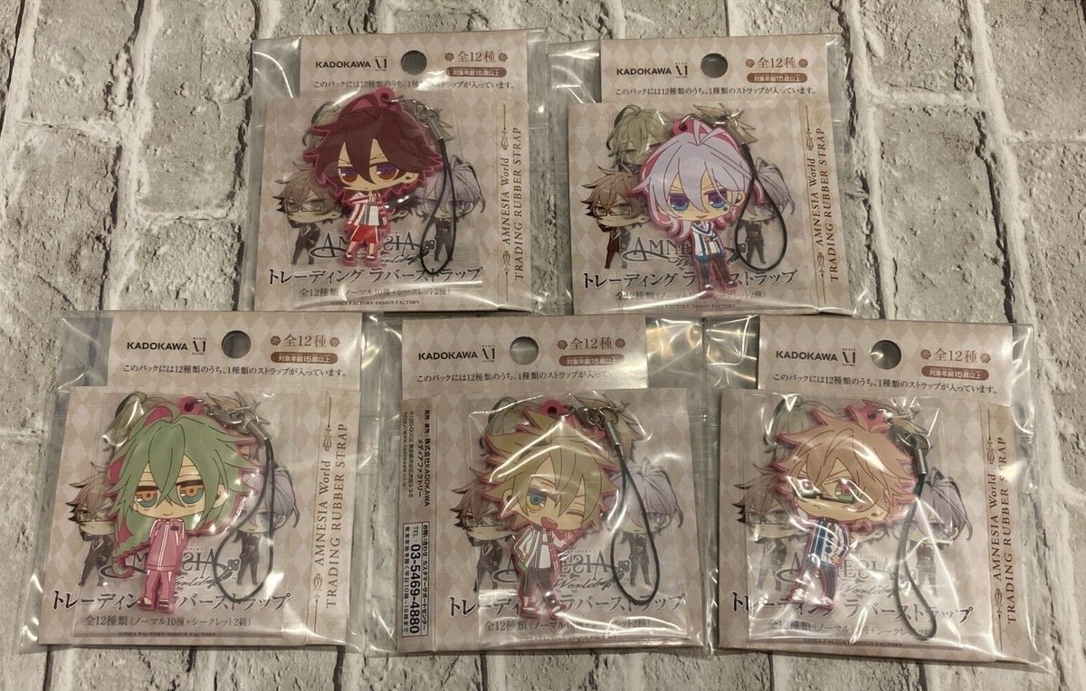 NEW AMNESIA World Otomate Rubber Strap Collection 12 Types