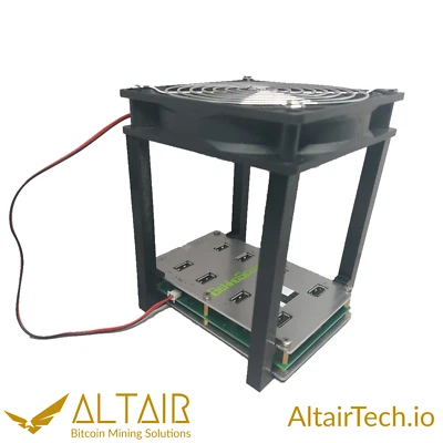 ALTAIR TECHNOLOGY AltairTech.io IglooHat- GekkoScience Base Hub active cooler