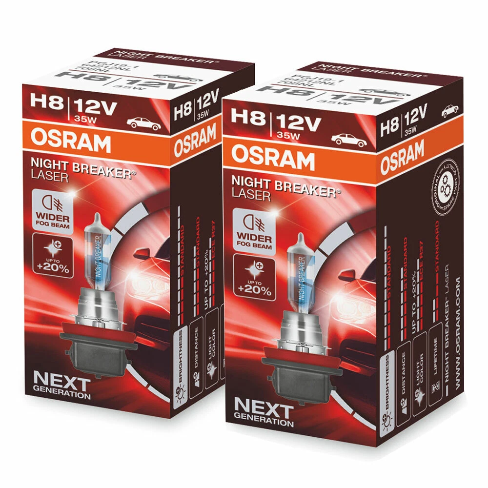 Osram H8 NightBreaker Laser 2pk 