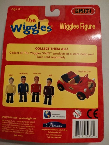 The Wiggles SMITI Action Figure 2008 RARE Purple Jeff MISB - Picture 4 of 4