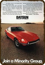 1971 Datsun 240-z 240z Sports Car Vintage Look Decorative Replica Metal Sign