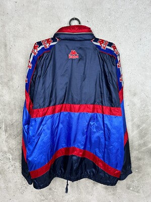 BARCELONA 1995 1996 1997 TRAINING FOOTBALL BENCH JACKET KAPPA