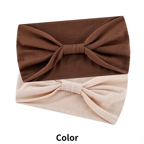 Wide Headband Women Hair Bow knot Turbans Head Band Make-up Sports Running - Picture 5 of 31