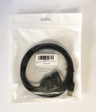 Oikwan USB 2.0 to Serial 9-Pin DB-9 RS-232 Adapter Cable 6ft Cable -  NEW 