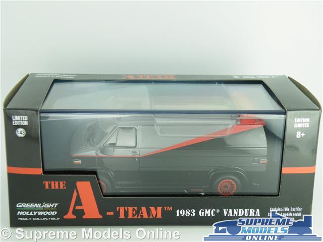 A-TEAM VAN 4台セット A TEAM MODEL VAN GMC VANDURA 1:43 SCALE 1983 THE A-TEAM
