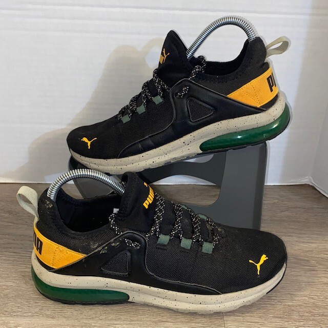 Men's Puma Electron 2.0 Open Road Black/Apricot/Forest/White 387270-01 Sz 8M