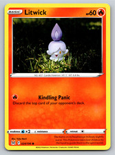 Litwick 024/196 Common Lost Origin Pokemon Card - NM Near Mint
