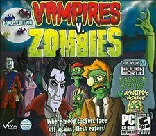 Vampires v. Zombies Jewel Case (PC, 2012)