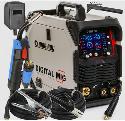 Schweißgerät MIG MAG MMA WIG TIG Synergie 250A Inverter Alu Stahl Gas 230V Pro
