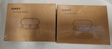 2 Pack AUKEY EP-T31 True Wireless Earbuds Bluetooth Headphones Elegant White New