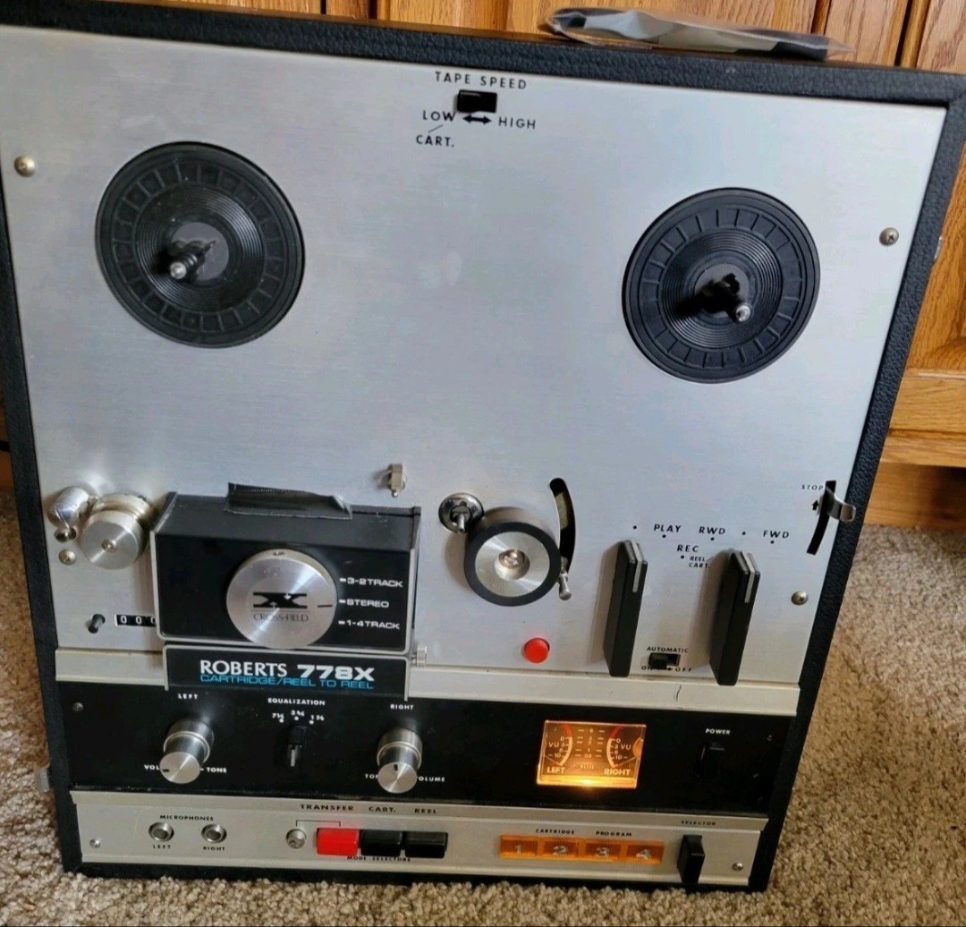 ROBERTS 778X  8-TRACK TAPE DECK & REEL TO REEL TAPE PLAYER R