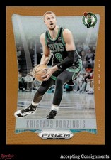 2023-24 Panini Prizm Deca Prizms Orange #162 Kristaps Porzingis 09/49 Celtics
