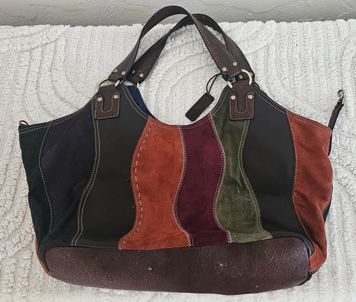Patchwork Leather Shoulder Bag in Handbags for sale | eBay