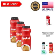 Savor Non-Dairy Hazelnut Creamer - 3 Bottles of 15 Oz, Perfect for Coffee