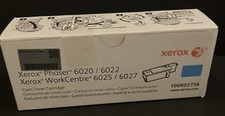 Xerox Phaser Toner Cartridge / CYAN  Blue  / 6020/6022 / NEW SEALED