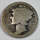 1916**S**MERCURY HEAD SILVER DIME **NICE COIN!** -